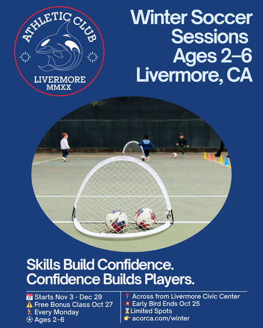 Toddler & Youth Soccer in Livermore | Winter Ball Mastery (Ages 2–6)